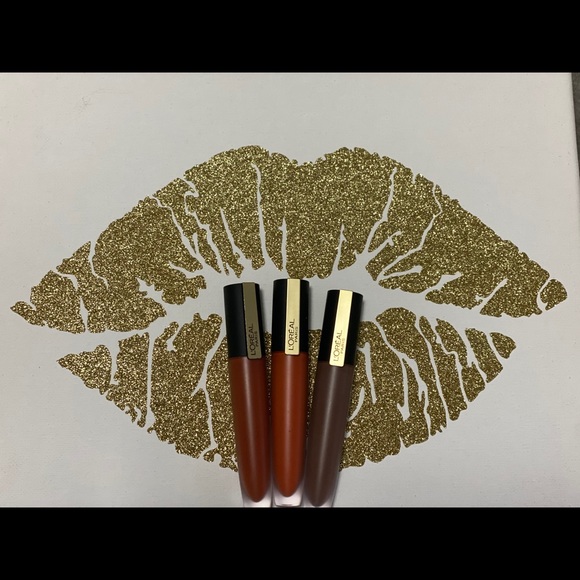 Bundle of 3 Lip MatteColor& GoldLip Glitter Canvas - Picture 5 of 8